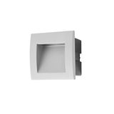 Recessed wall lighting IP65 Face LED 1W 3000K Grey 40lm
