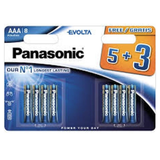 PANASONIC Evolta Alkaline LR03 AAA BL5+3