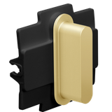 Niko Rocker for single switch functions, alu gold