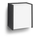 Macaw wall lantern black 1x3W SELV