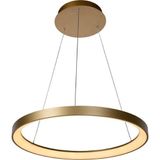 Lucide VIDAL - Pendant light - Ø 58 cm - LED Dim. - 1x48W 2700K - Matt Gold / Brass