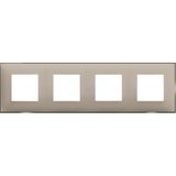 CLASSIA - COVER PLATE 2X4P CREAM SATIN