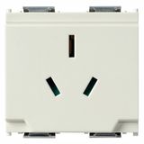 2P+E 10A Australian SICURY-outlet white