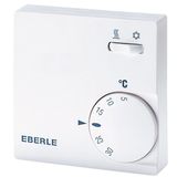 Room controller, 5-30C, AC 230V, 1CO, 10/5 A, heating/cooling switch