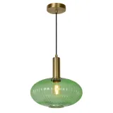 MALOTO Pendant O 30cm E27/40W Green/Messing