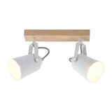 Dera Track  Light 2xE14 Natural Wood