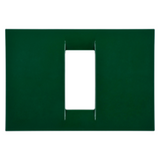 VIRNA PLATE - IN TECHNOPOLYMER GLOSS FINISHING - 1 GANG - RACING GREEN - SYSTEM