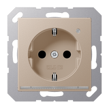 Schuko socket with LED pilot light A1520-OCHLNW