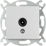 Novella-Trenda Silver TV Socket Terminated