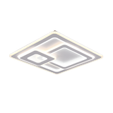 Mita LED ceiling lamp square matt white