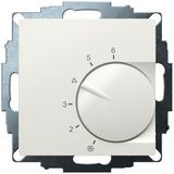 UP room controller, RAL9010 glossy 55x55, 5-30C, AC 24V, 1NC, 10 A, at DC 24 V switching capacity 100 W, temperature reduction approx.4K