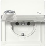 SCHUKO HC lock id.lock + in.sp. Gira TX_44 p.white