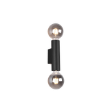 Vannes wall lamp 2-pc E27 matt black