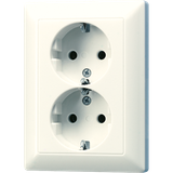 2G Schuko socket AS5020NKIU