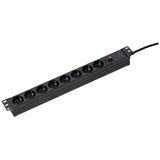 Power strip 19 inches
with shutter
with overloadin