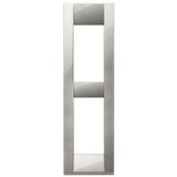 Classica plate 2Mpan metal met.silver