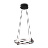 WiZ Thompson LED pendant 55 cm brushed aluminium RGB