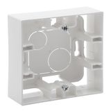 SURFACE-MOUNTING BOX 1 GANG WHITE