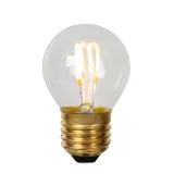 Lucide G45 - Filament bulb - Ø 4,5 cm - LED Dim. - E27 - 1x3W 2700K - Transparant