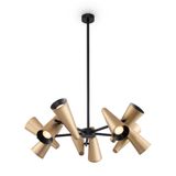 Modern Giro Pendant lamp Brass