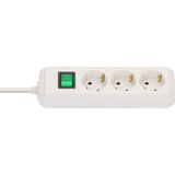 Eco-Line extension socket with switch 3-way white 1,5m H05VV-F 3G1,5