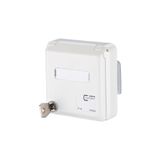 E-DAT modul IP44SG flush mounted housing pure white unequipped