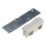 EUTRAC longitudinal coupler, el.& mech.,3 Ph, white RAL 9016