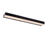 Lucide ALEXA - Wall light Bathroom - LED - 1x8W 3000K - IP44 - Black