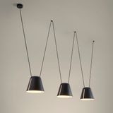 Pendant Attic Triple Conic Shape E27 23W Black  00-7401-05-05