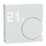 Connected room temperature controller module, active white glossy, System M, ZB