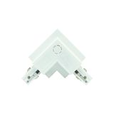 SPS Recessed connector L left, white  SPECTRUM