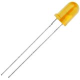 5 Single Led 1.7V 20mA DC Diffused Yellow 30Khrs