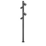 Streetlight IP44 PIXA GU10 32 Black