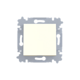 3938H-A00034 17W Cable Outlet / Blank Plate / Adapter Ring Cable outlet 0 gang cream white (electro white) - Levit