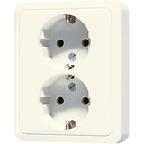 2-gang SCHUKO® socket 5022U