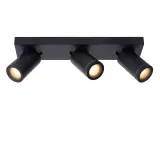 TAYLOR Ceiling Spotlight 3x GU10/5W IP44 DTW  Blac