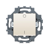 ONE-WAY SWITCH 2P 250V ac - QUICK WIRING TERMINALS - 10AX - ILLUMINABLE - NEUTRAL - IVORY - DAHLIA