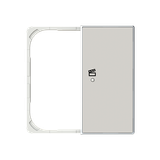 SRS-2-L-85DN Cover F@H SKY 2C.LE.Scene for Switch/push button Two-part button Sand - Sky Niessen