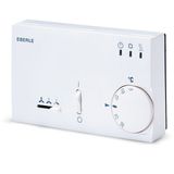 Climate controller 5-30C, AC 230V, 1 changeover contact, neutral zone, H/K 10A, fan S/M/L 6A, on/off, display