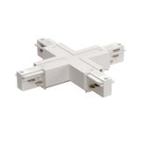 EUTRAC X-coupler, white RAL 9016