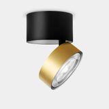 Spotlight Kiva Surface Ø95mm 12W LED warm-white 3000K CRI 90 22.7º PHASE CUT Matte gold 1320lm