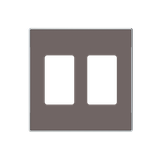 8555.1 TP double VDI con. unit CP VDI 2 gang Brown - Sky Niessen