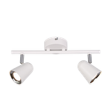 Toulouse LED spotlight 2-pc matt white