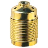 E27M10x1brass lamphld thread.earth term.