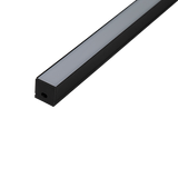 2m Surface Mounted Profile 20x20mm IP20 Black