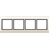 AQUADESIGN frame, 4-fold, white