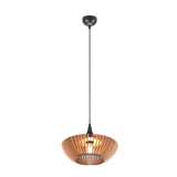 Colino pendant E27 wood/anthracite