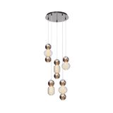 Modern Drop Pendant lamp Chrome