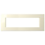 Cover frame 7M, ivory