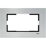 Novella Accessory Aluminium - Silver Two Gang Flush Mounted Frame